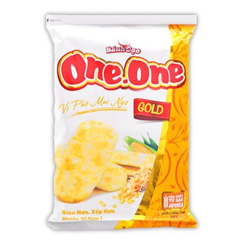 BÁNH GẠO ONE ONE PHÔ MAI NGÔ 118 GAM