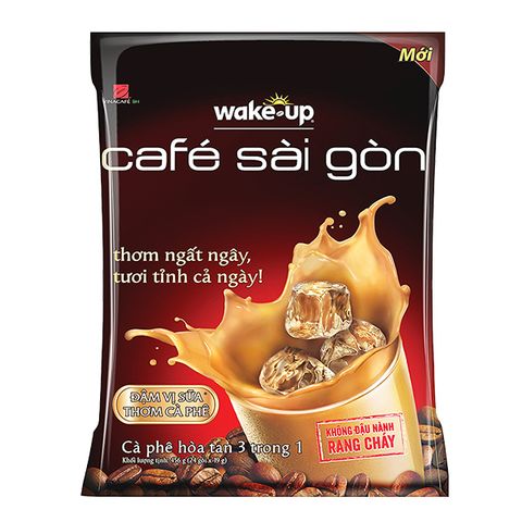 CÀ PHÊ WAKE UP SÀI GÒN 19 GAM X 24 GOI (VINACAFE BH)