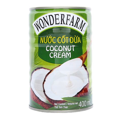 NƯỚC CỐT DỪA WONDERFARM LON 400ML