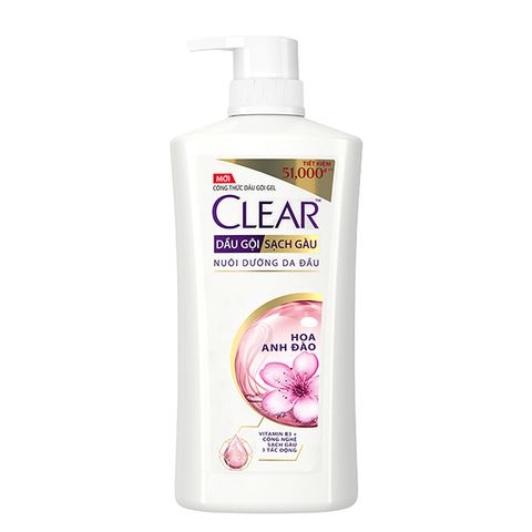 DẦU GỘI CLEAR SẠCH GÀU HƯƠNG HOA ANH ĐÀO 630GR