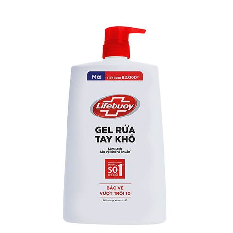 GEL RỬA TAY KHÔ LIFEBUOY BẢO VỆ VƯỢT TRỘI 1.1L