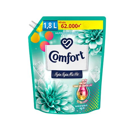 NƯỚC XẢ COMFORT HƯƠNG TƯƠI MÁT NGĂN MÙI HÔI 1.8L (UNILEVER)