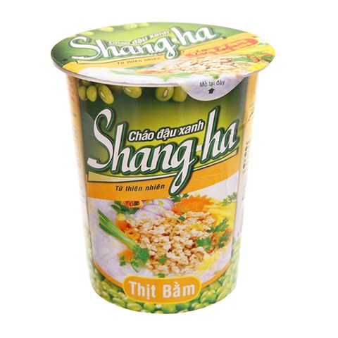 CHÁO LY GẤU ĐỎ ĐẬU XANH SHANG-HA THỊT BẰM 50GR