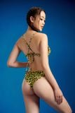  Áo bơi Bra bikini - Kenewomen leopard bikini bra 