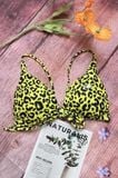  Áo bơi Bra bikini - Kenewomen leopard bikini bra 