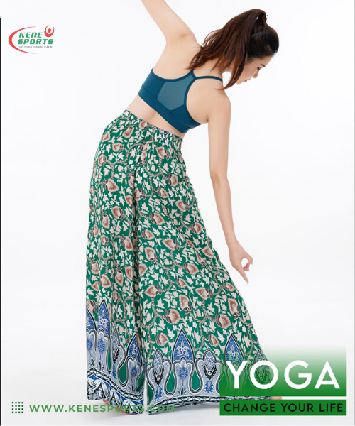  kenewomen Yoga wide leg trousers 