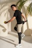  Quần tập Legging Nam - Kenmen Body slimfit longtight 