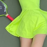  Set váy xoè tay ngắn 250403 