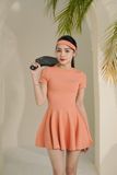  Set váy xoè tay ngắn 250403 