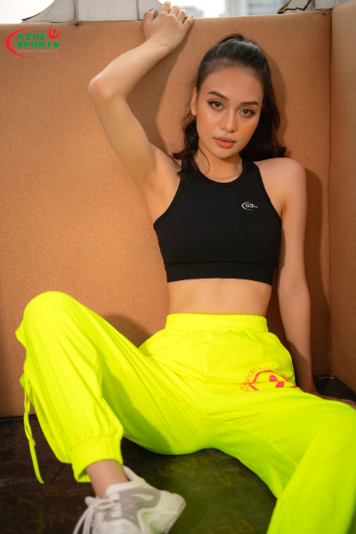  Kenewomen color Zumba long trousers 