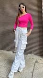  Áo Croptop - Kenewomen drop one shoulder croptop 
