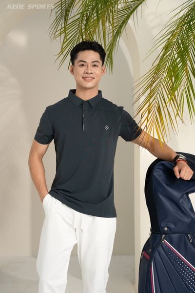  Áo polo - cổ ép có kẻ chỉ 250423 