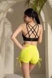  Quần short Nữ - Kenewomen quần rút cạp bằng 