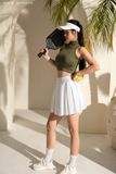  Áo Croptop sát nách Nữ - Kenewomen High neck knit sleeve croptop 