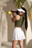  Áo Croptop sát nách Nữ - Kenewomen High neck knit sleeve croptop 
