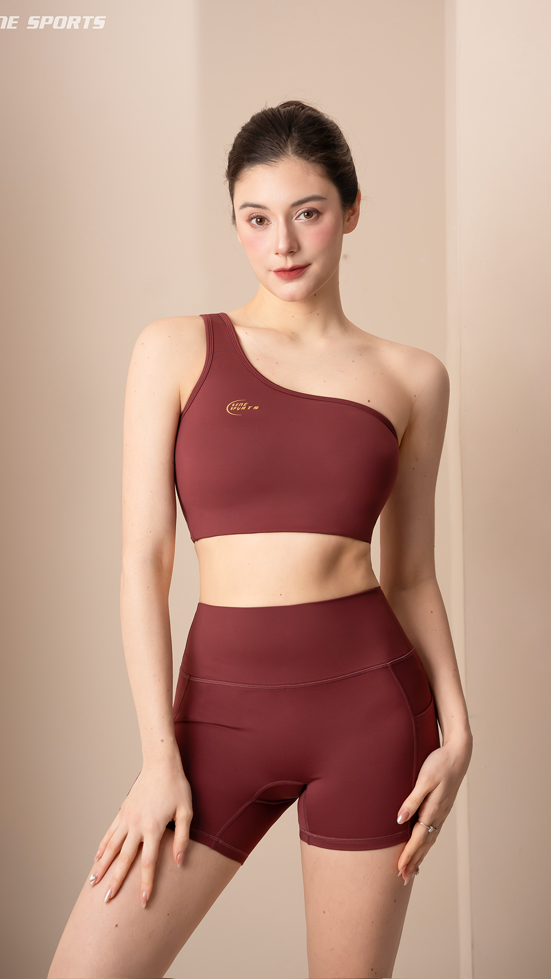  Áo Bra - Kenewomen one shoulder 3D bra 