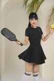  Set váy xoè tay ngắn 250403 