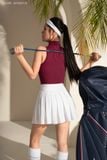  Áo Croptop sát nách Nữ - Kenewomen High neck knit sleeve croptop 