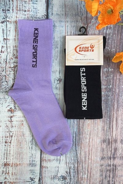  Tất cao cổ - Keneunisex cotton high socks 
