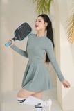  Set váy xoè tay dài 250403 
