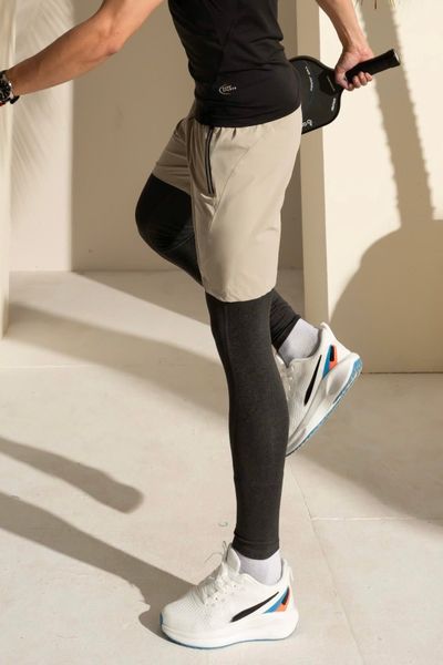  Quần tập Legging Nam - Kenmen Body slimfit longtight 