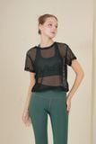  Áo Croptop lưới mắt nhỏ 