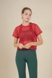  Áo Croptop lưới mắt nhỏ 
