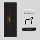  The Moon Yoga Mat - Black 