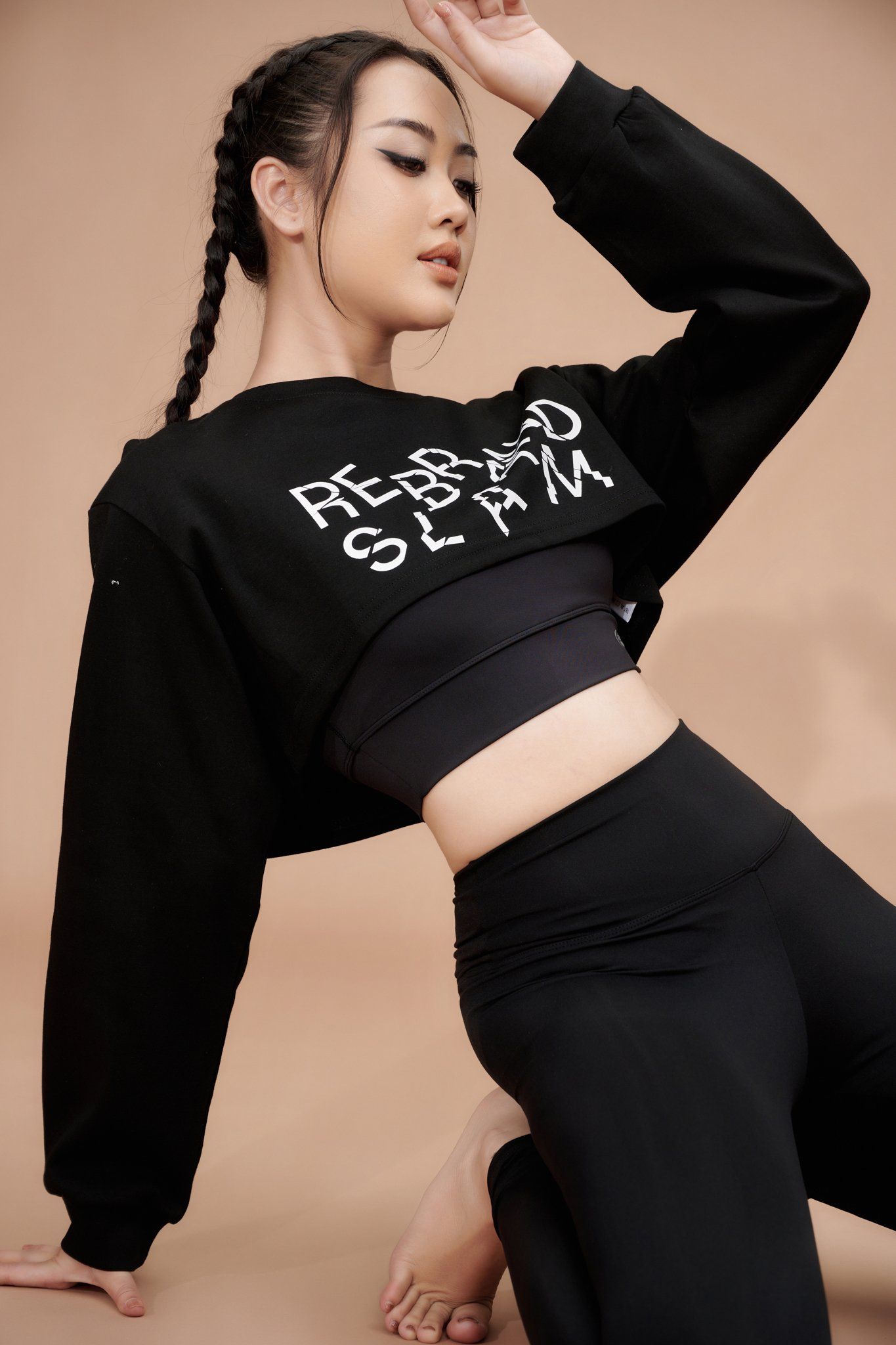  Kenewomen REBRAND long sleeve croptop 