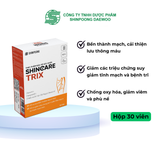  TPBVSK - SHINCARE TRIX - Hỗ trợ làm bền thành mạch máu, giảm triệu chứng suy giãn tĩnh mạch do thành mạch kém. 