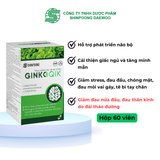  TPBVSK - Viên uống tăng cường tuần hoàn máu não, hỗ trợ hoạt huyết GinkoQik 