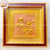 tranhquatanghoasendongvangmavang24kdebankichthuoc30x30cmmau6xuongtranhdong