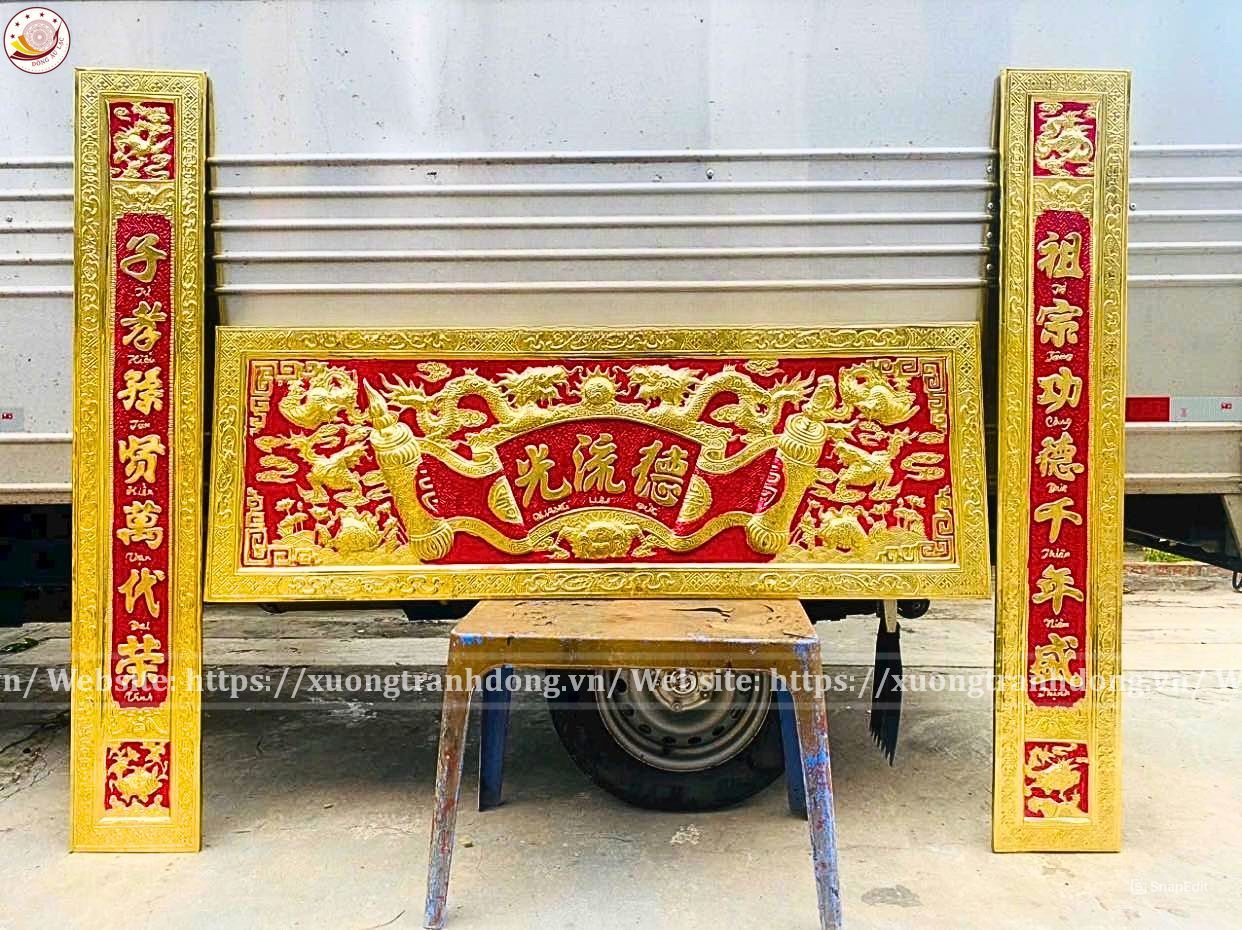 dai tu cau doi dong vang 155cm xuong tranh dong