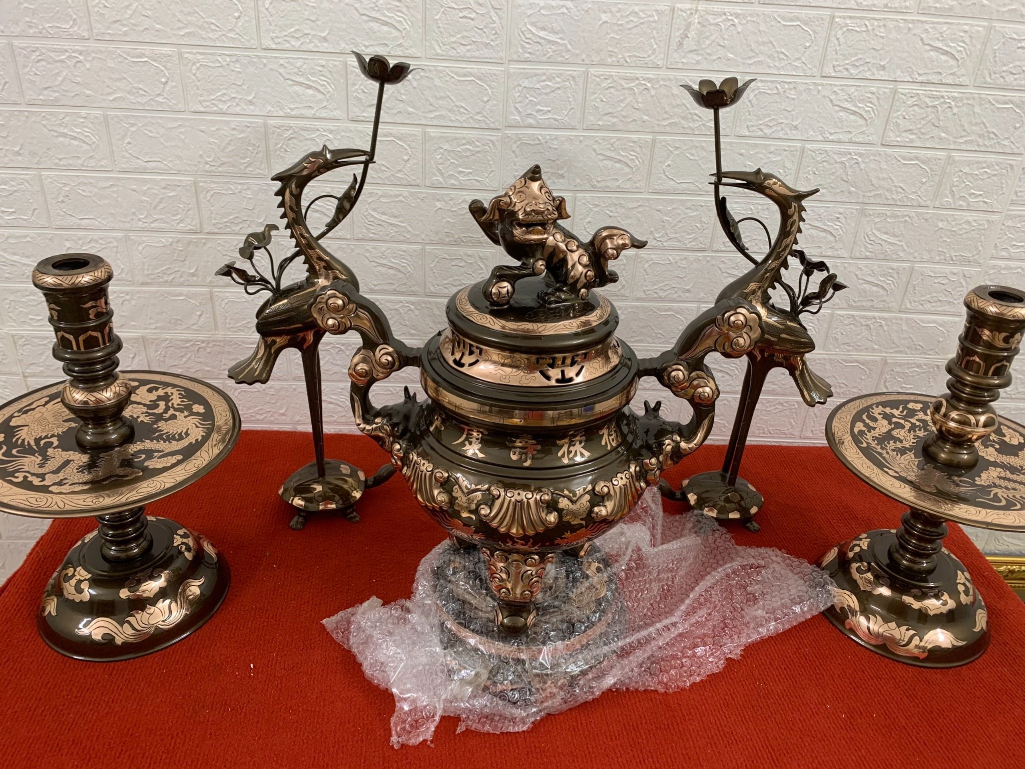 bo ngu su dong do phot ni dinh soi cao 50cm mau 1 xuong tranh dong