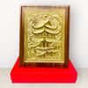 tranhquatangdanhlamchuamotcotdongvangdebankichthuoc20x25cmxuongtranhdong