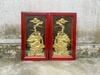 tranhhoasendongvang45x80cmxuongtranhdong
