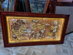 tranh cuu ngu quan hoi dong vang de moc 1m7x90cm xuong tranh dong