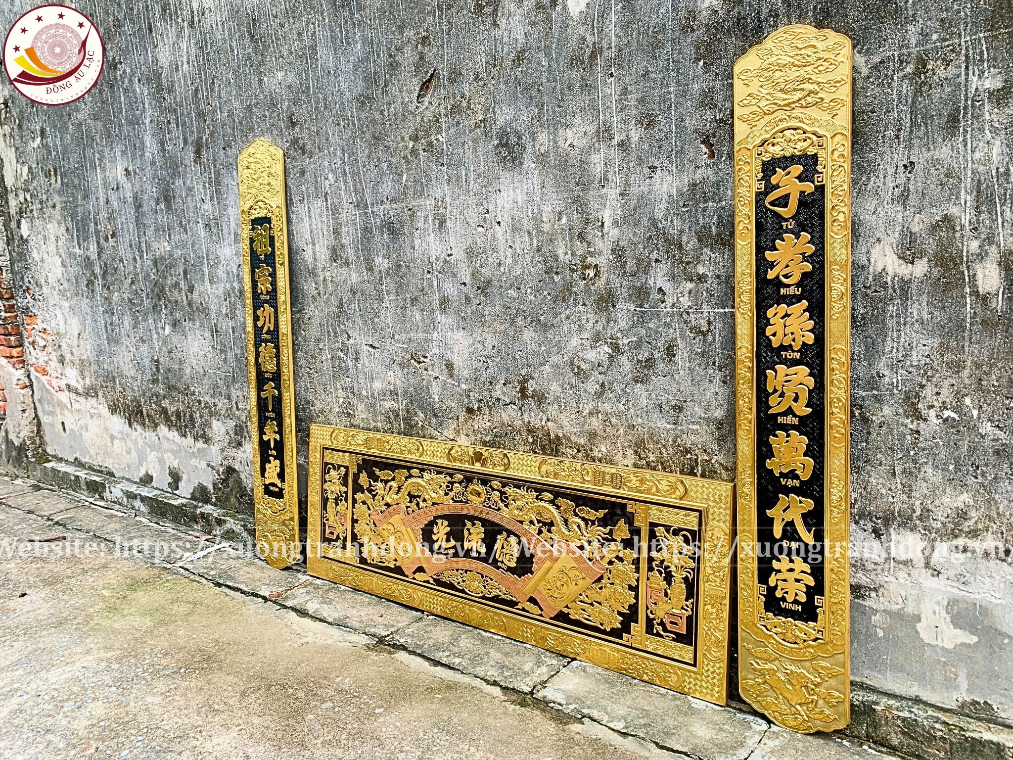 dai tu cau doi dong vang 155cm xuong tranh dong