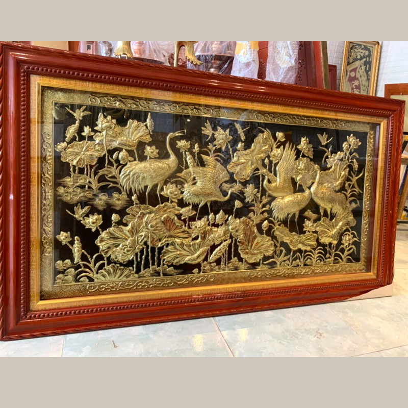 làm tranh đồng theo yêu cầu