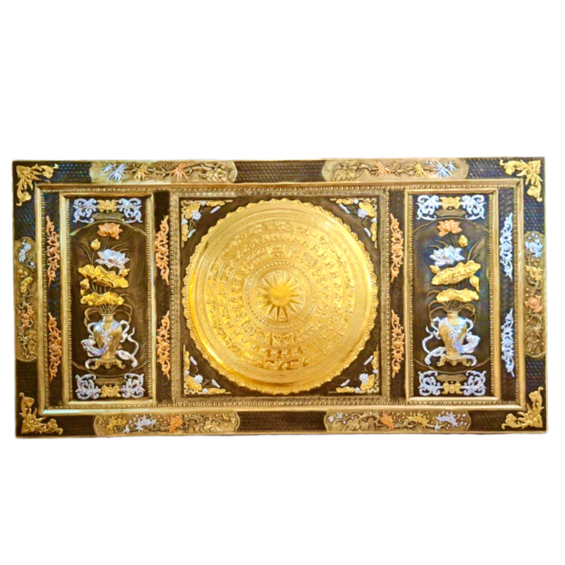 tranh trong dong dat vang kich thuoc 2m3 1m2