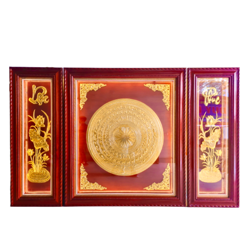 tranh trong phuc loc kt140x220cm dk mat 80cm thep vang10k