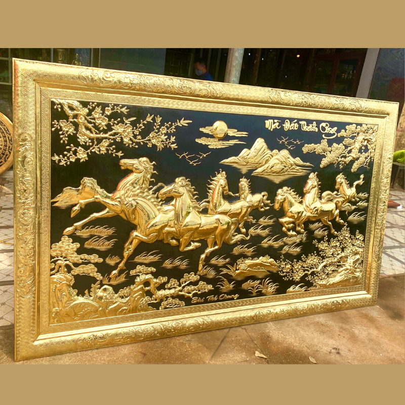 tranh đồng mừng tân gia