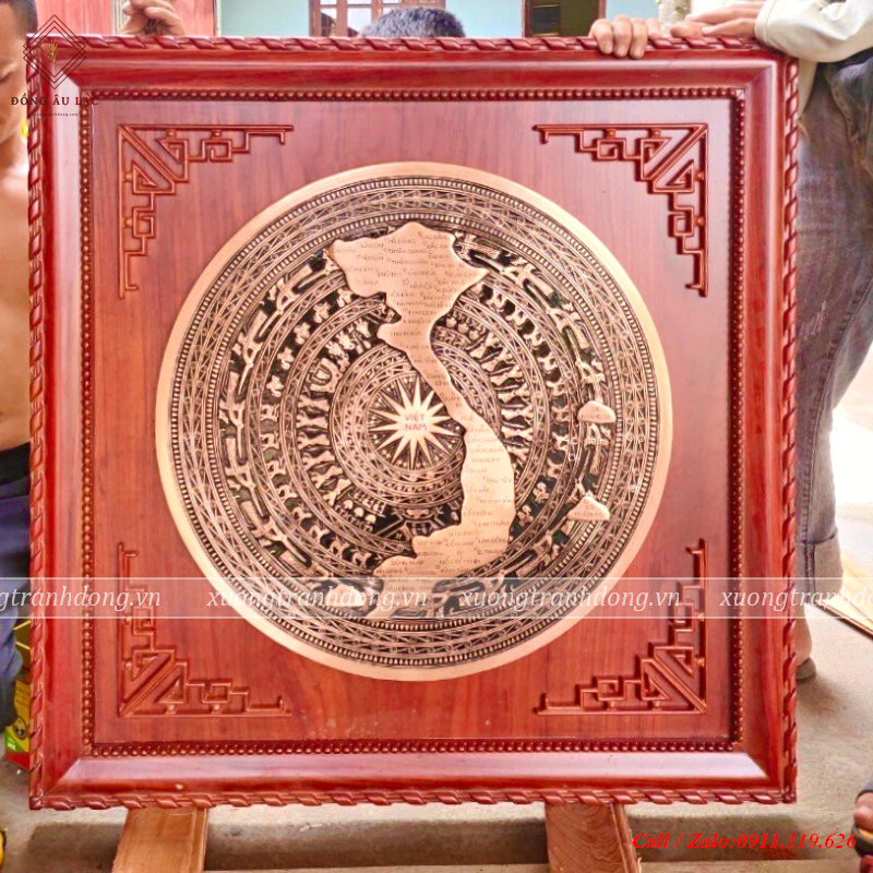 tranh mat trong dong kich thuoc 90 90cm