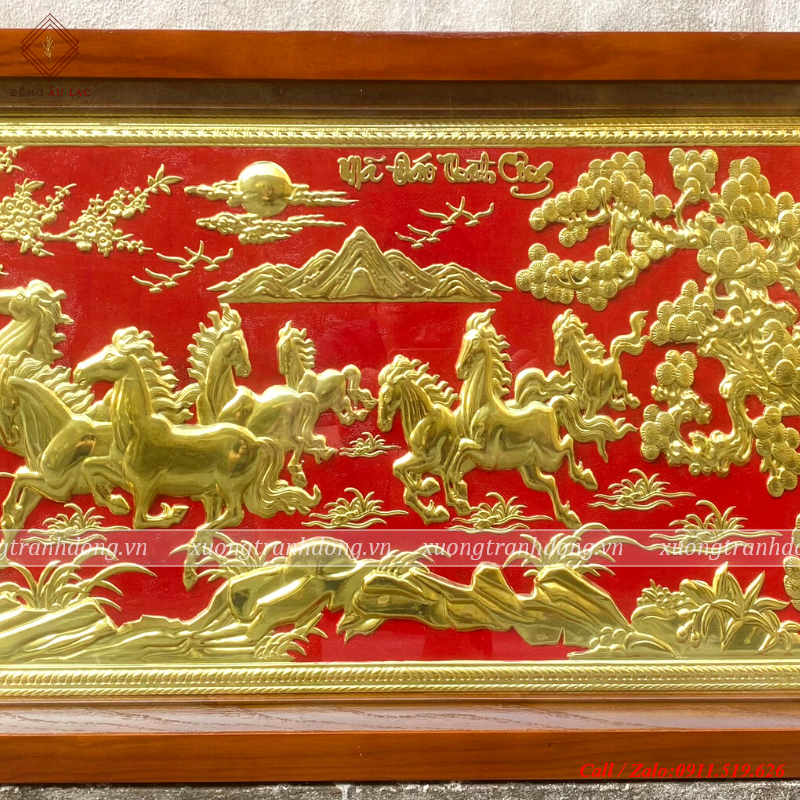 tranh qua tang cao cap tranh ma dao thanh cong bang dong nen do thuc tay thu cong kt 88 48cm