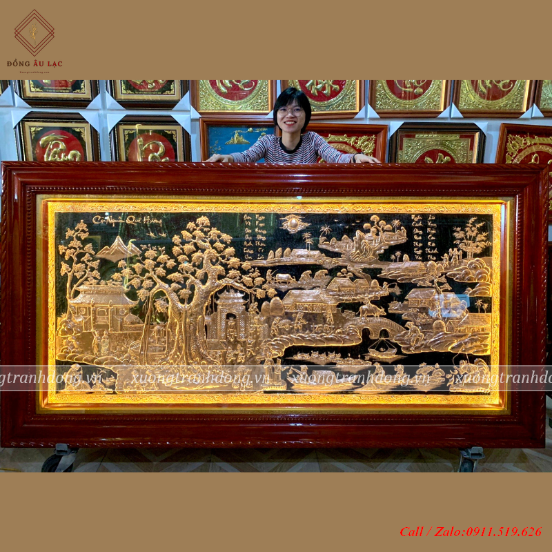 tranh coi nguon que huong bang dong do moc kich thuoc 2m3 1m2