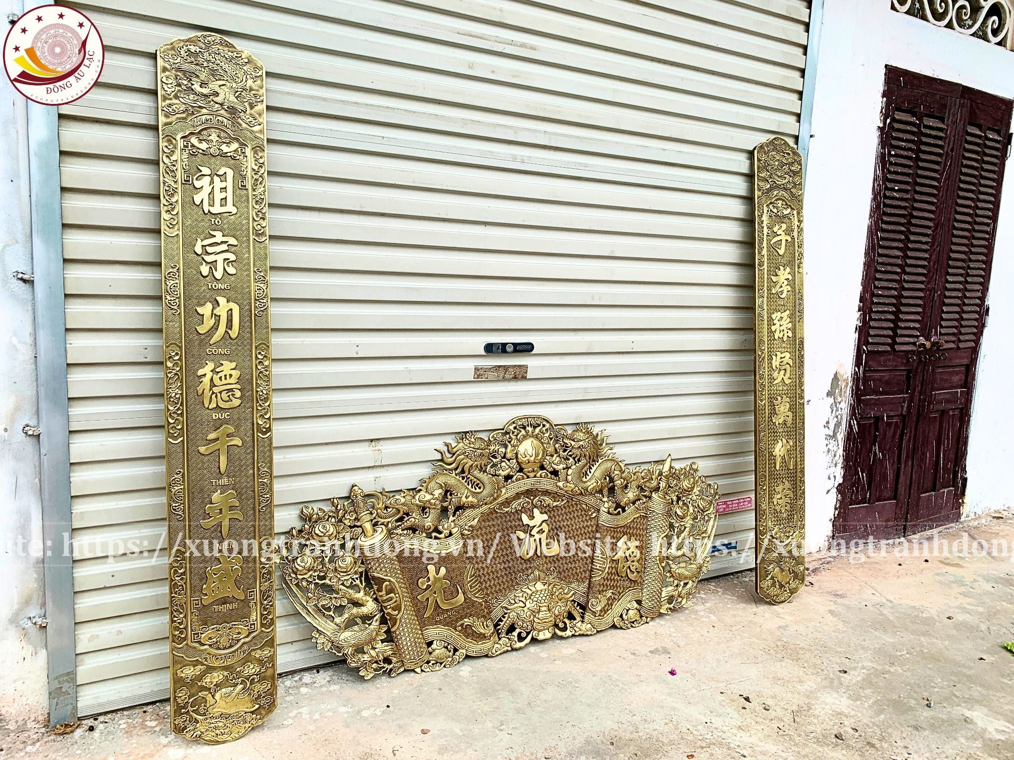 cuon thu cau doi dong vang 176cm xuong tranh dong