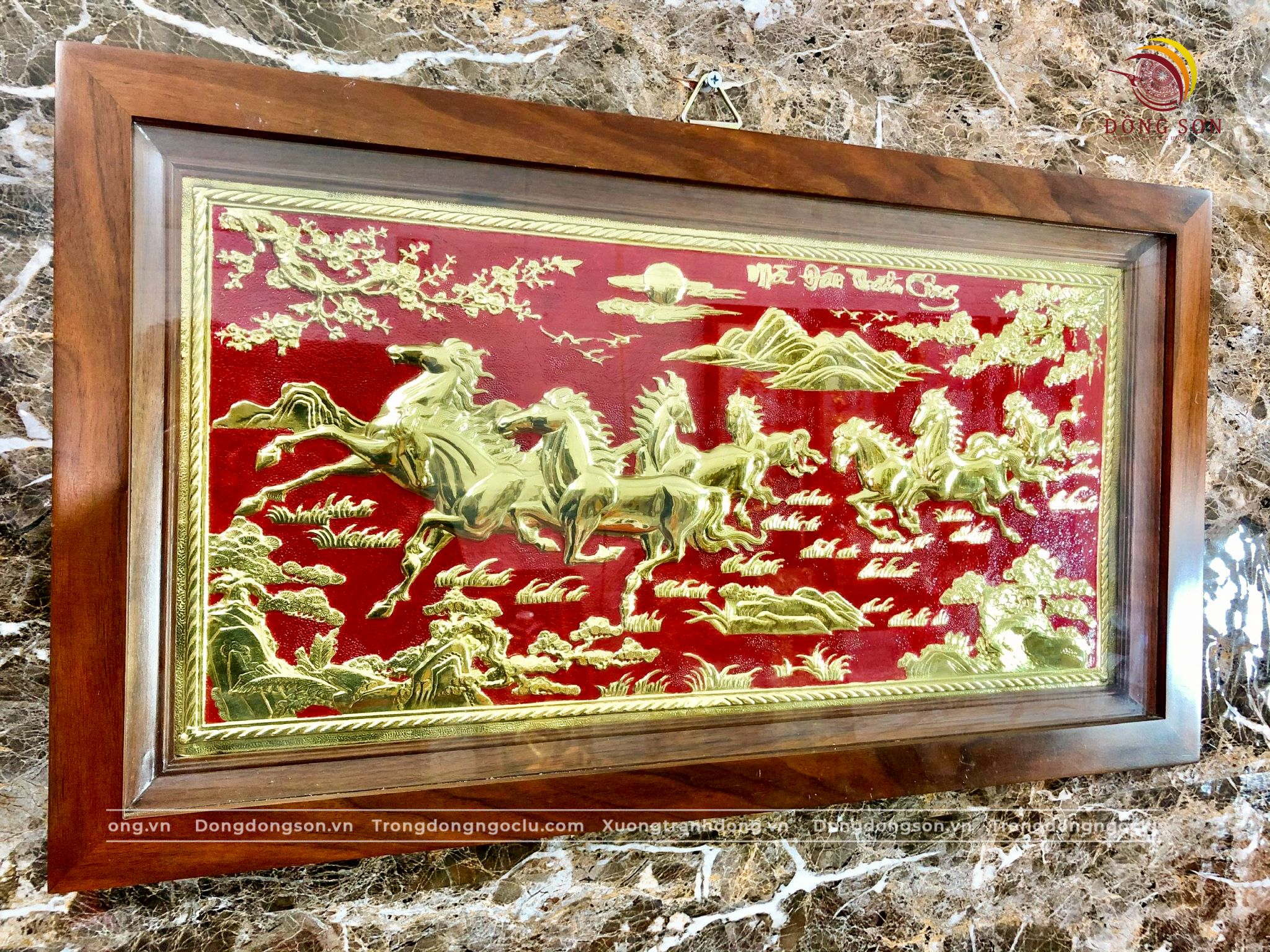 tranh qua tang cao cap tranh ma dao thanh cong bang dong vang nen do thuc tay thu cong day du kich thuoc