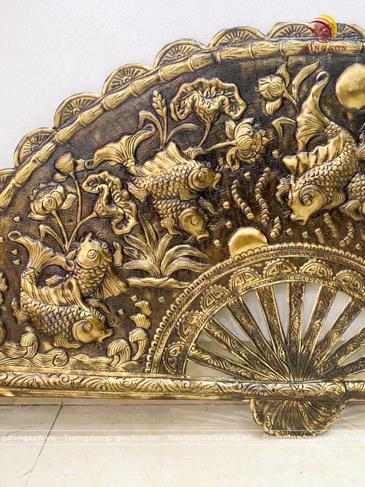 tranh quat cuu ngu quan hoi bang dong vang mau gia co tranh dong cuu ngu quan hoi day du kich thuoc