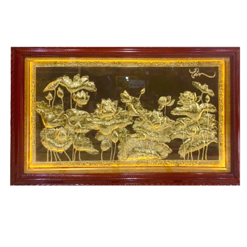 tranh hoa sen bang dong kich thuoc 147 89