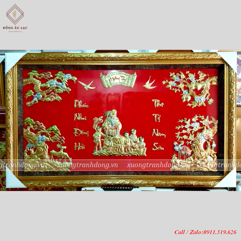tranh mung tho ong bang dong kich thuoc 70 110
